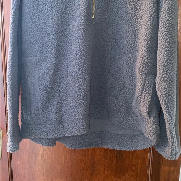 Purple 3/4 zip Sherpa - Picture 3 of 5